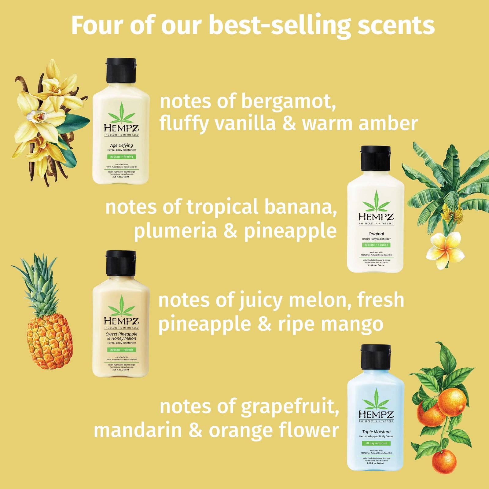 Hempz Best-Selling Mini Moisturizer Set