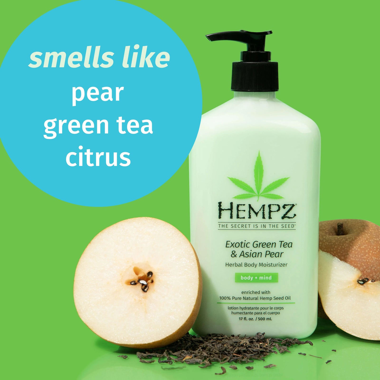 HempzExoticGreenTeaLotionwithp