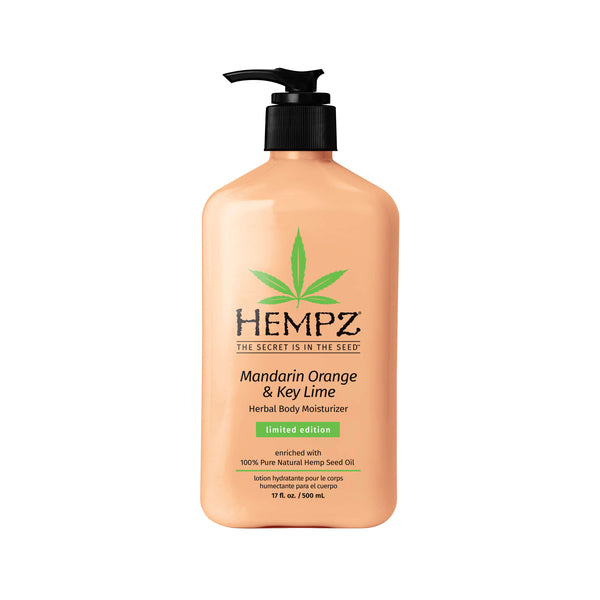 Hempz Mandarin Orange and Key Lime Herbal Body Moisturizing Lotion For Dry Skin