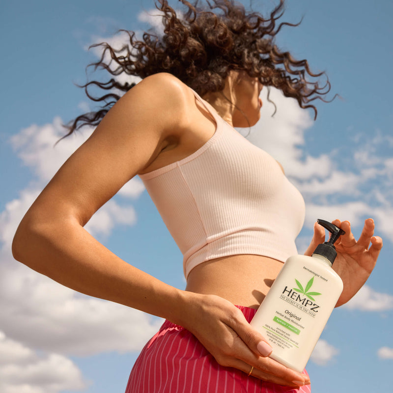 Hempz Original Moisturizer with Model_02