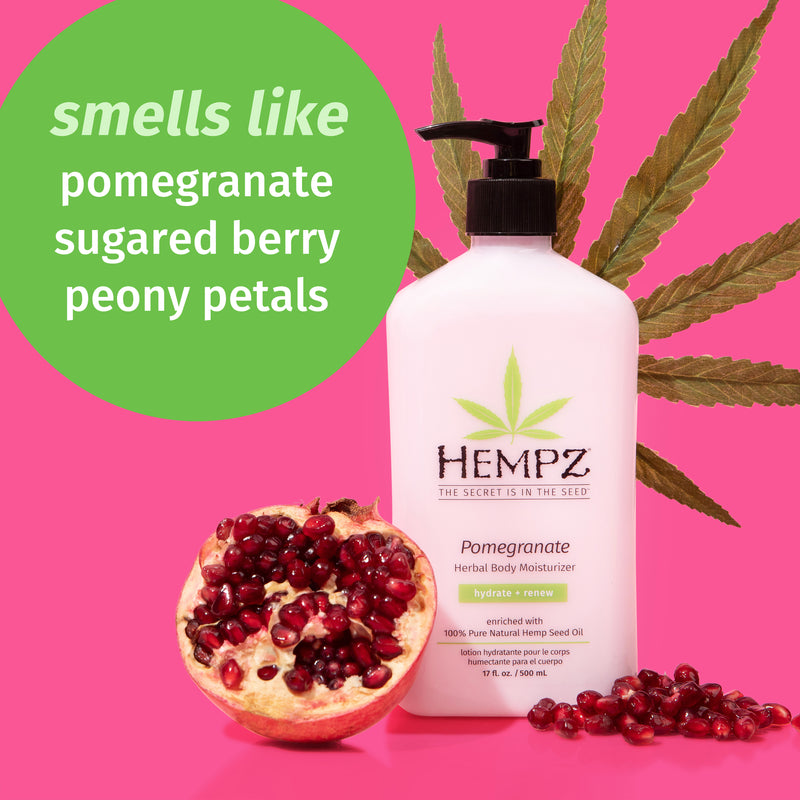 Hempz Pomegranate Lotion with peony notes