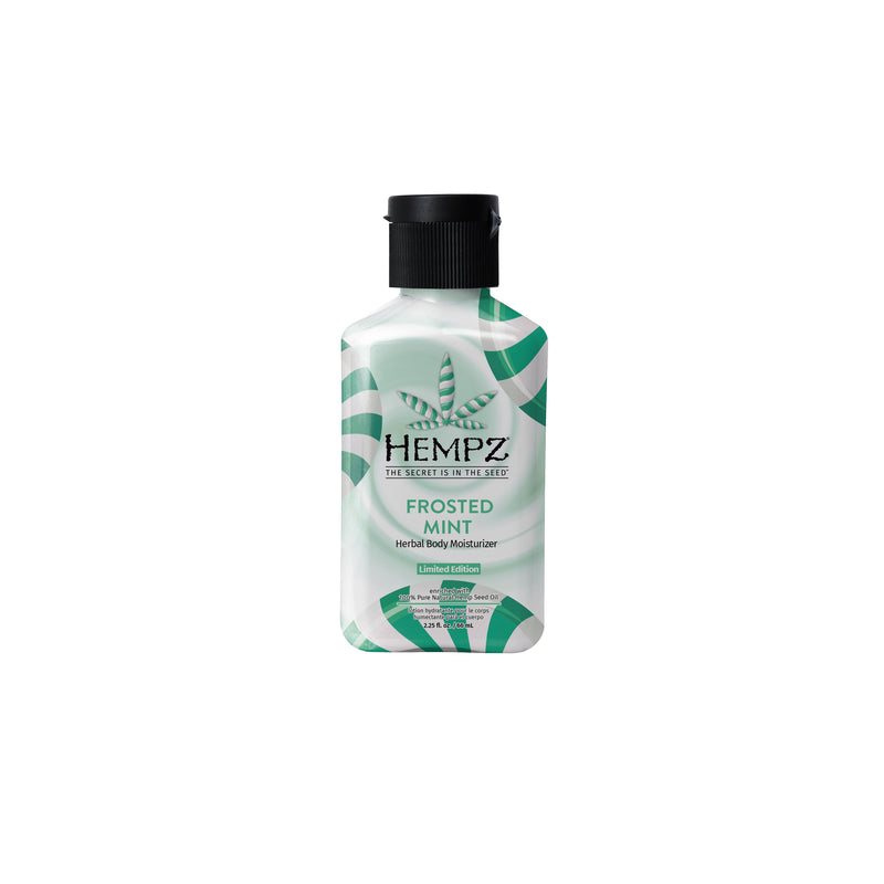 Hempz Travel-Size Frosted Mint Herbal Body Moisturizing Lotion for dry skin