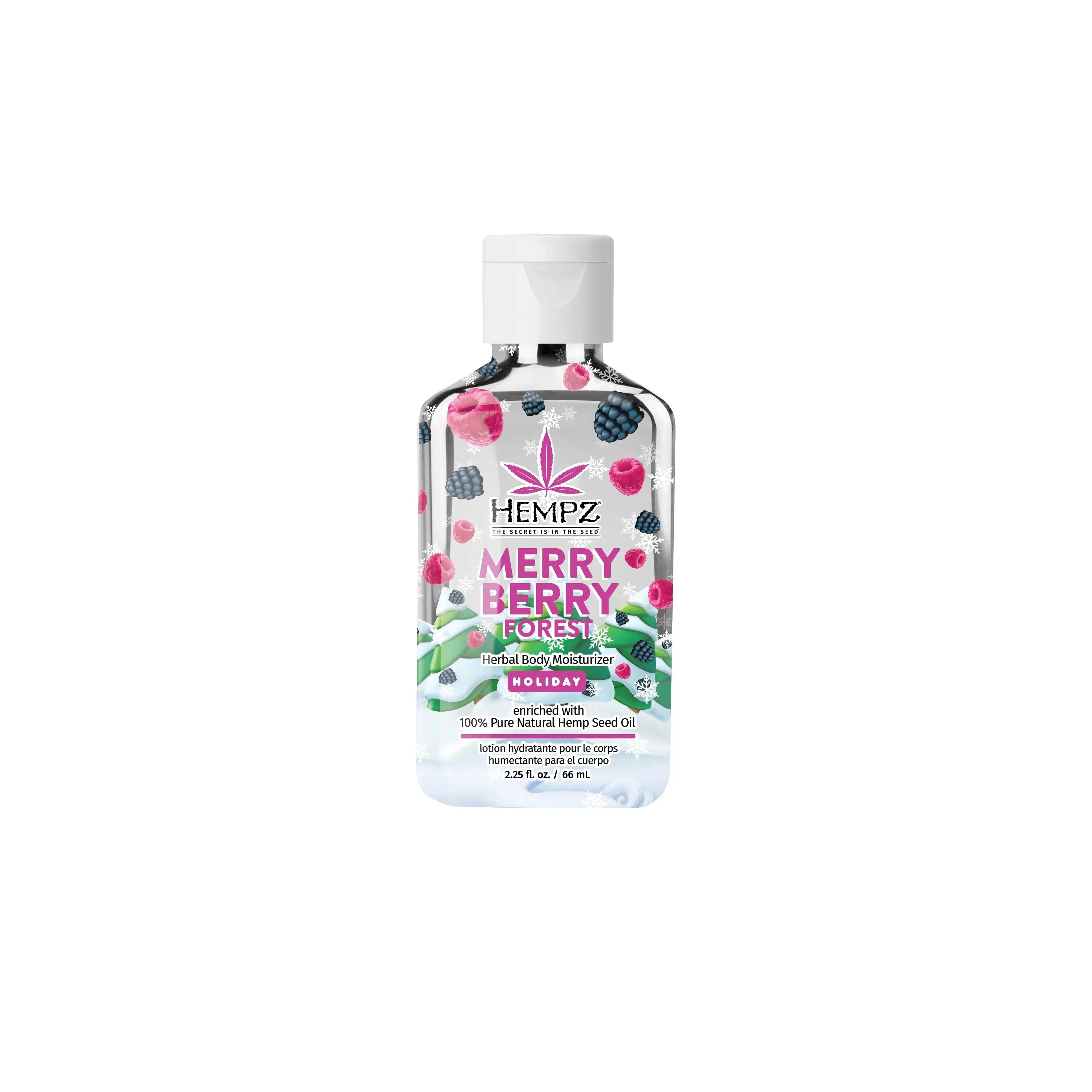 Hempz Travel- Size Limited-Edition Holiday Merry Berry Forest