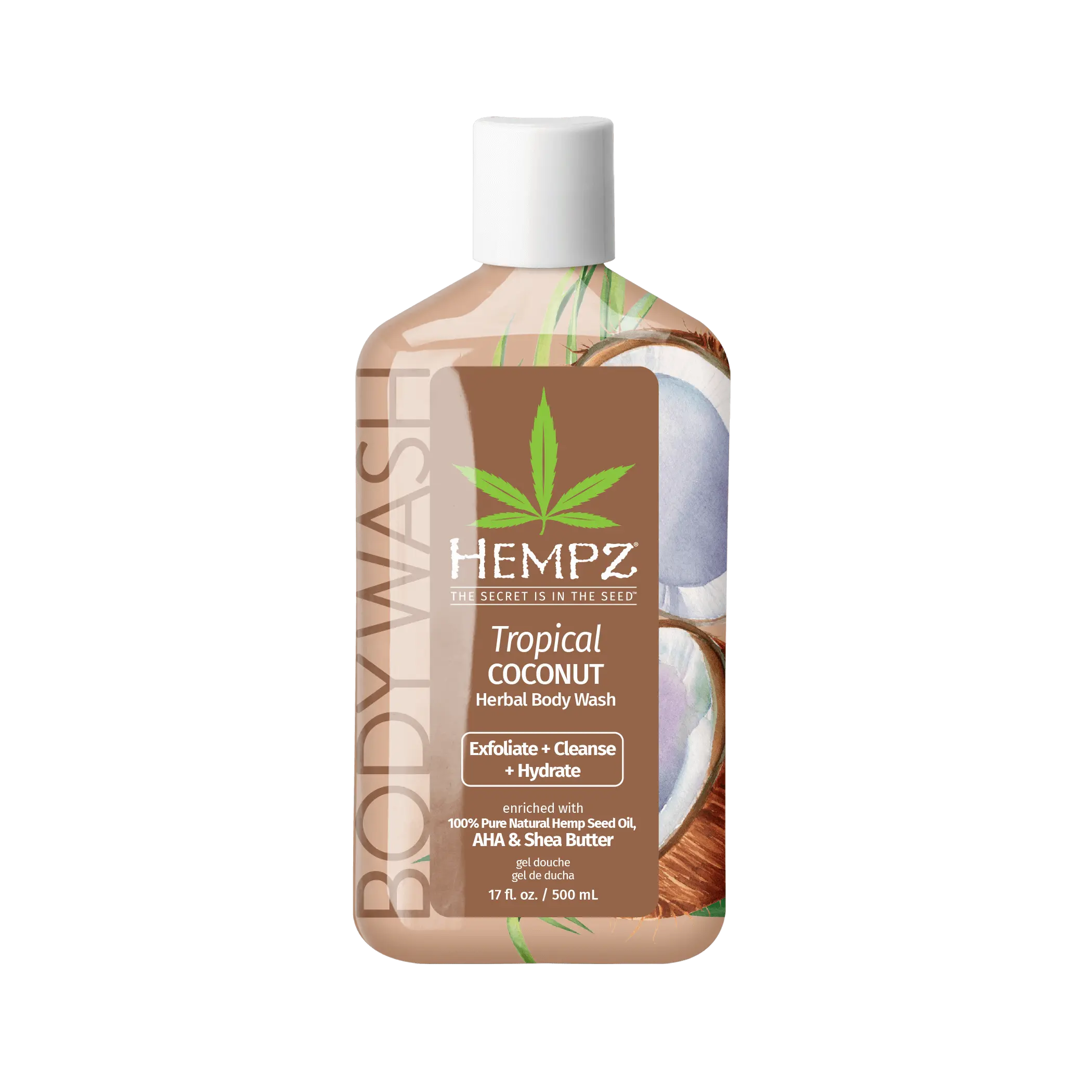 Inherited newest earth hemp oil & coconut body wash