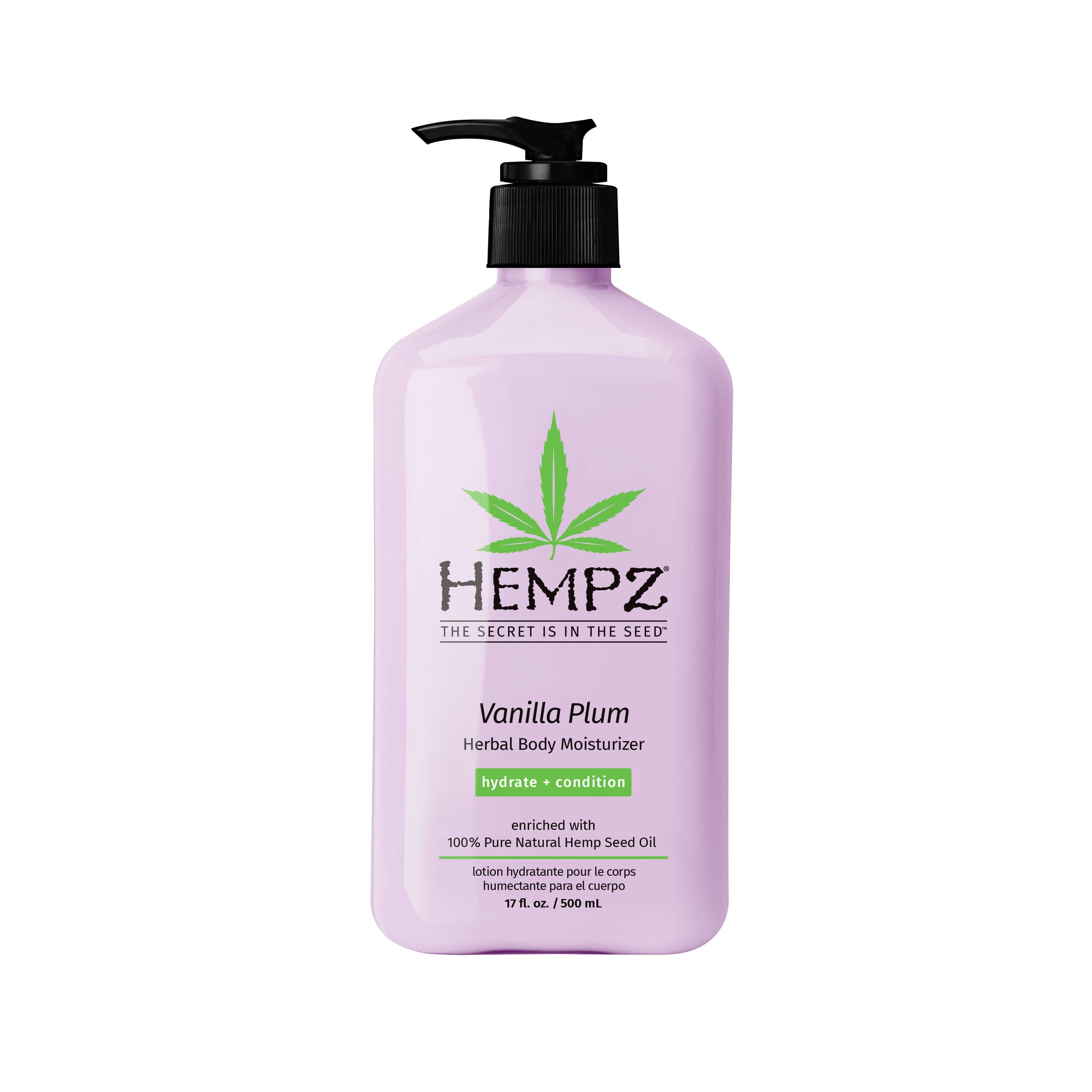 Hempz Vanilla Plum Herbal Body Moisturizing Lotion