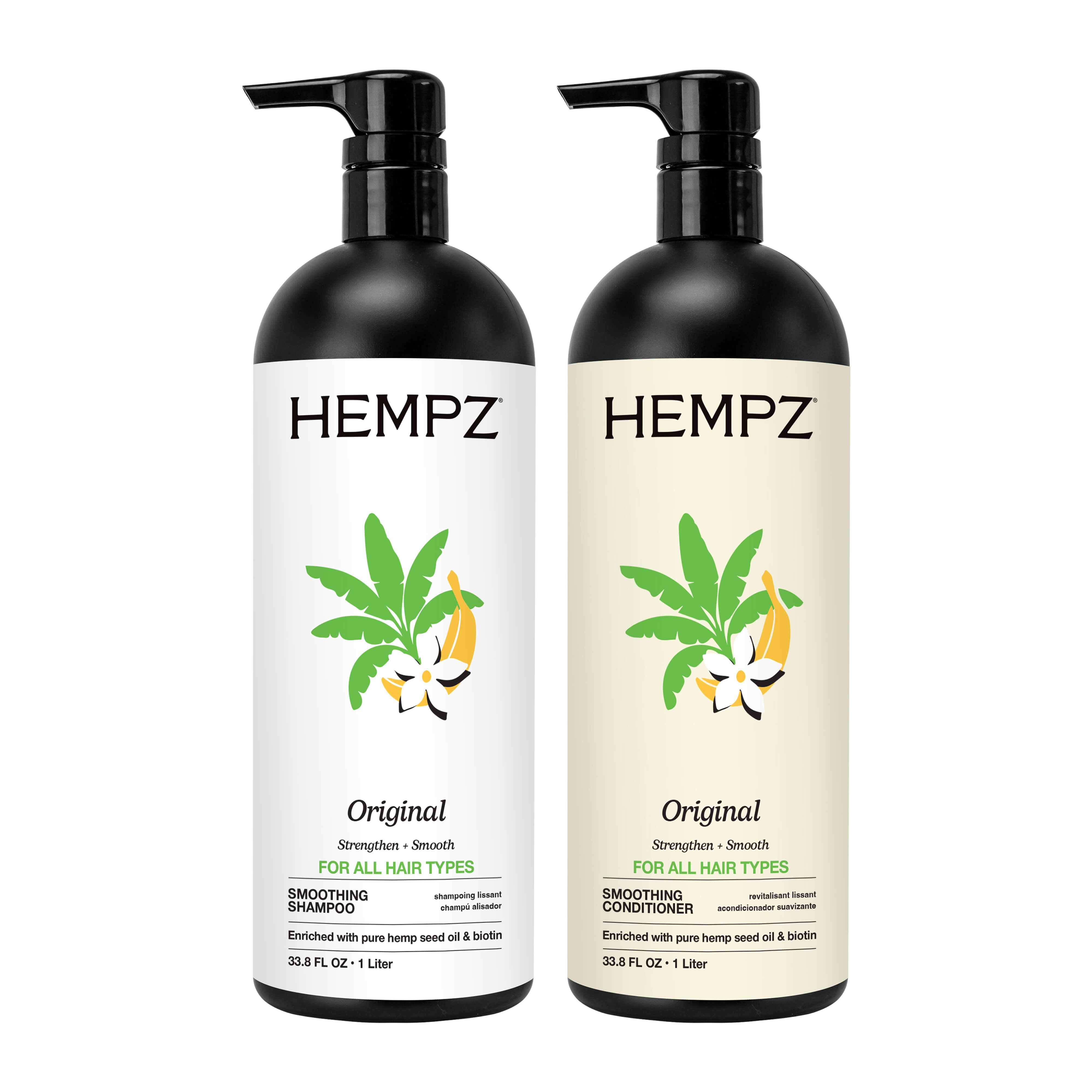 Original Shampoo & Conditioner Smoothing Haircare Bundle for Normal Ha