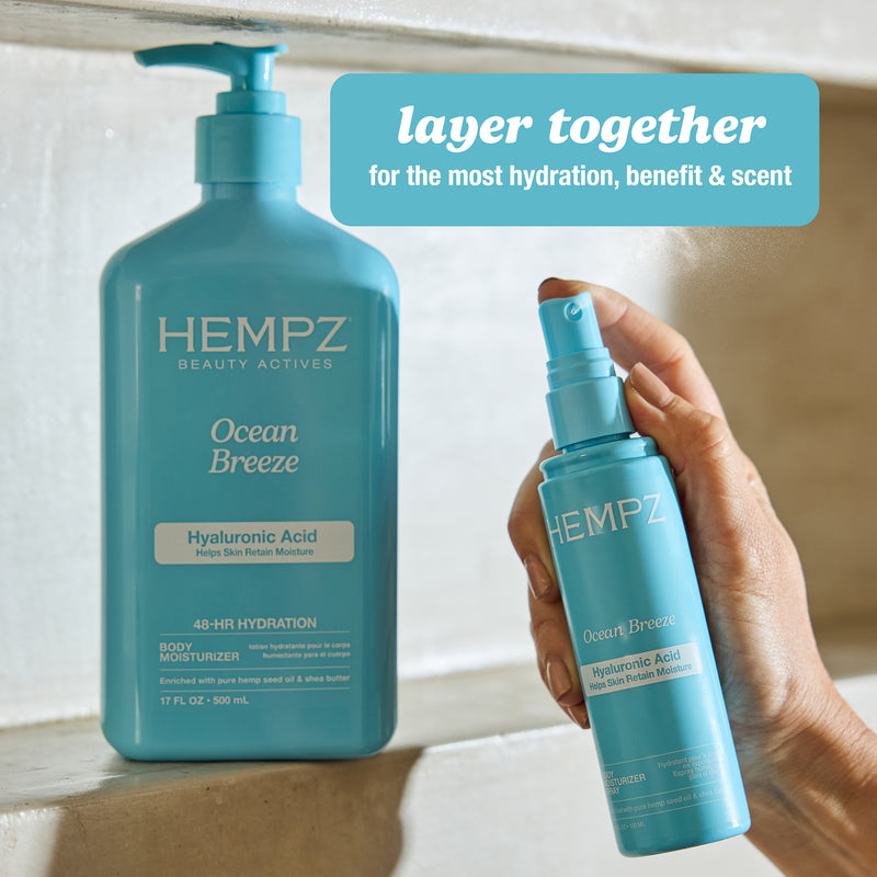 Hempz Beauty Actives Ocean Breeze Moisturizing Body Lotion with