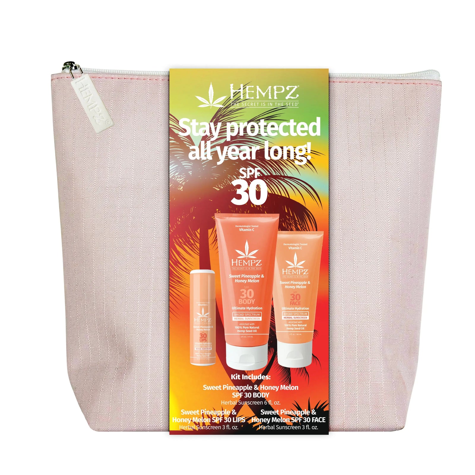 Hempz Sweet Pineapple & Honey Melon Daily Essentials Kit with