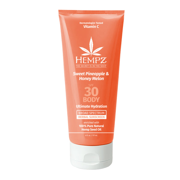 Hempz Sweet Pineapple & Honey Melon Ultimate Hydration Herbal Body Sunscreen SPF 30