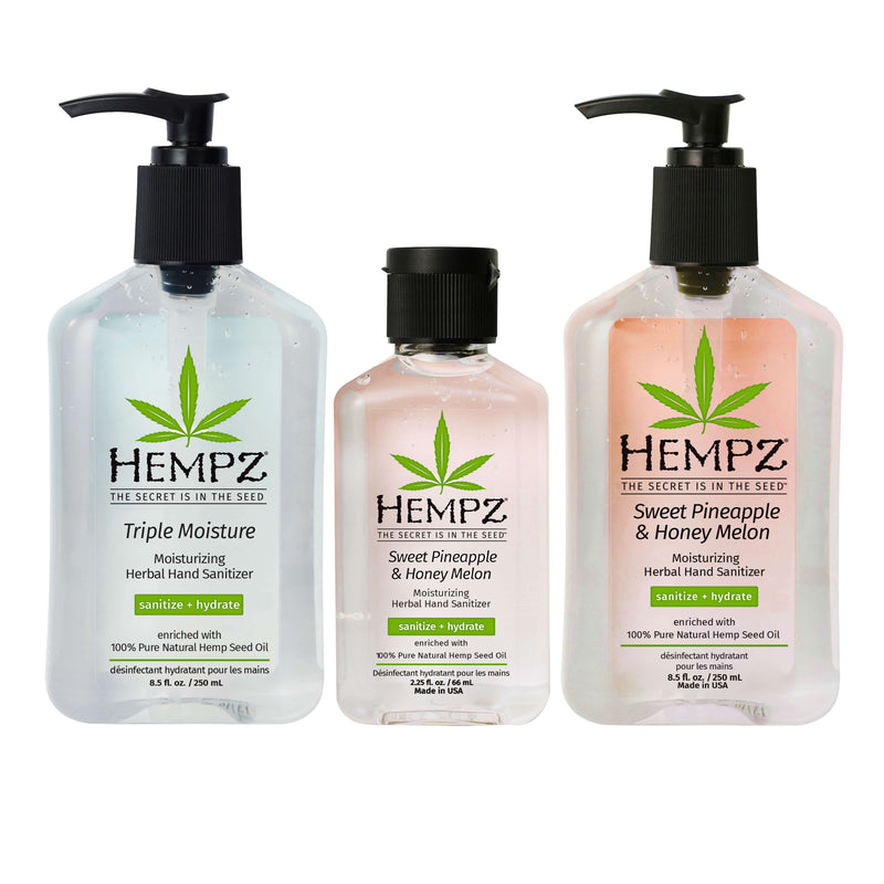 Hempz Build-Your-Own Moisturizing Sanitizer Bundle