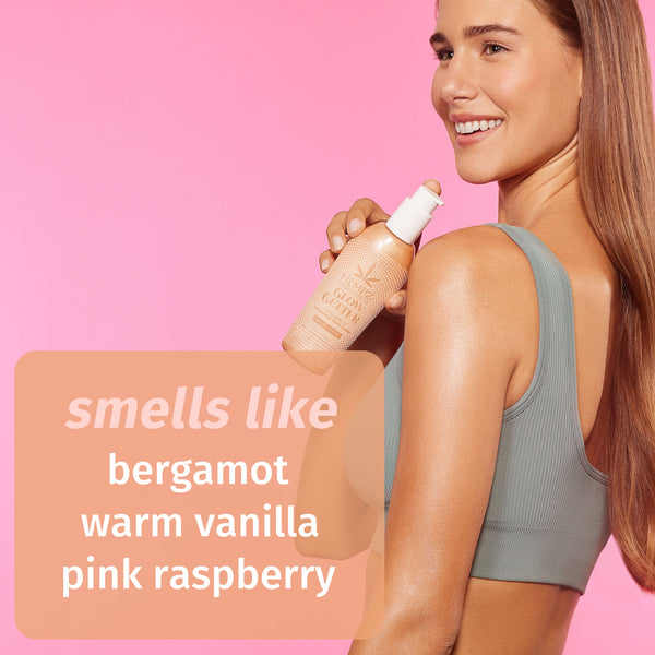 Scented with notes of bergamot, warm vanilla, and pink raspberry