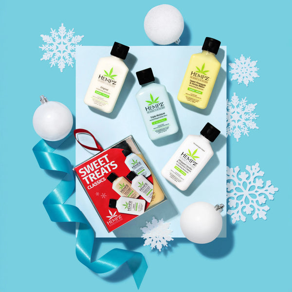 Hempz Sweet Treat Classics Mini Moisturizer Gift Set with four best ...