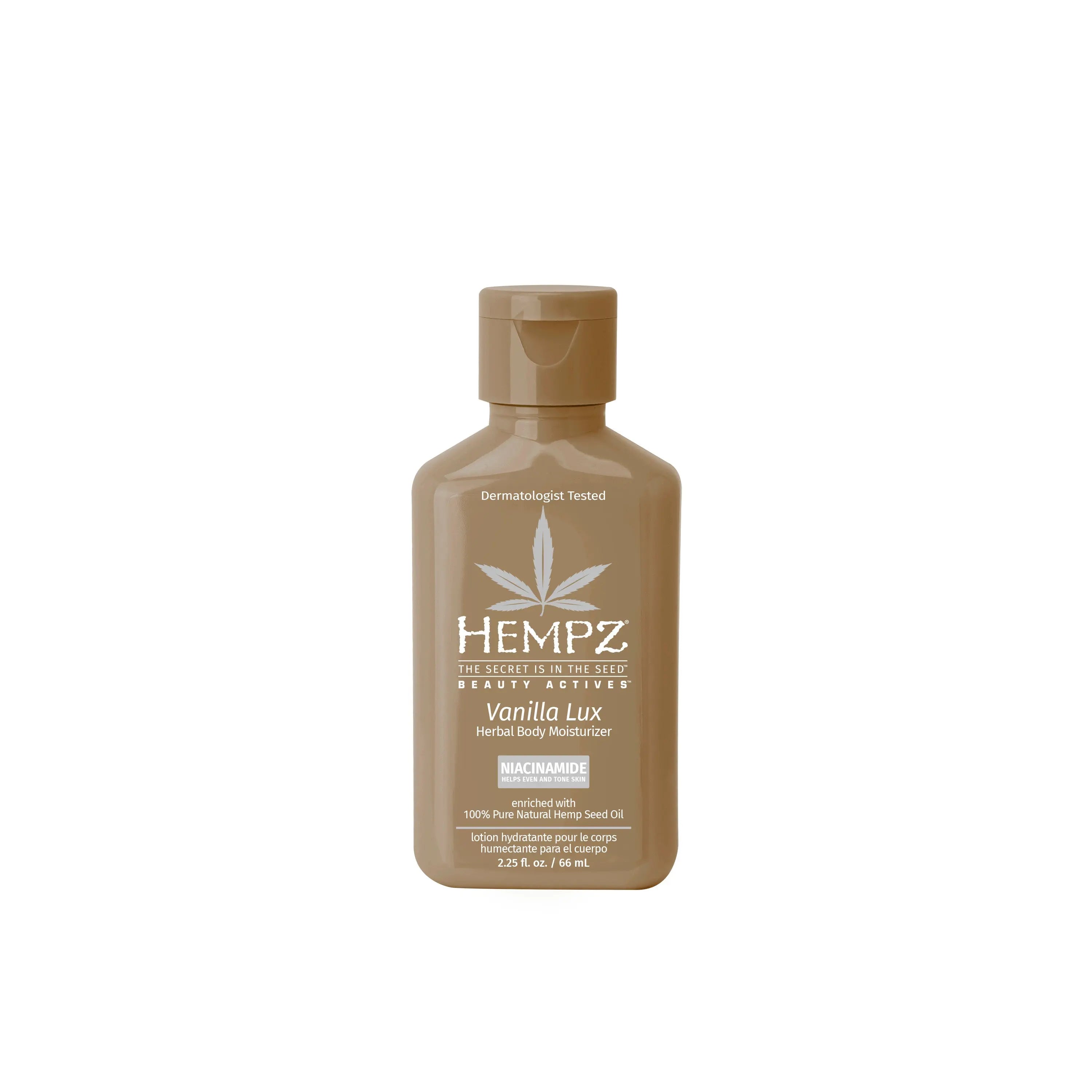 Hempz Travel-Size Beauty Actives Vanilla Lux Herbal Body
