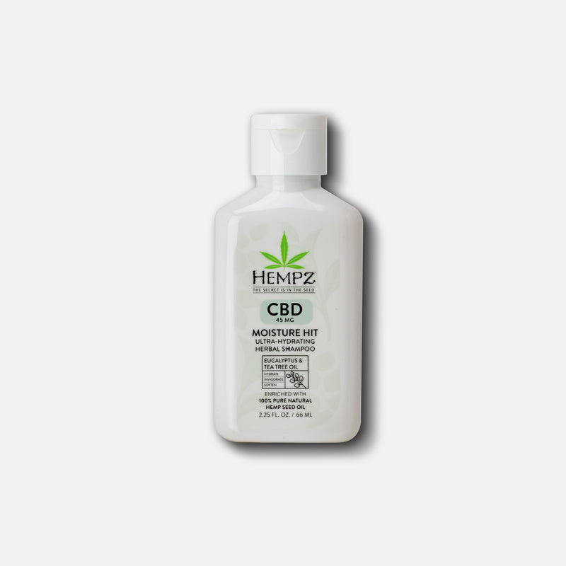 Hempz Travel-Size CBD Moisture Hit Ultra-Hydrating Herbal Shampoo