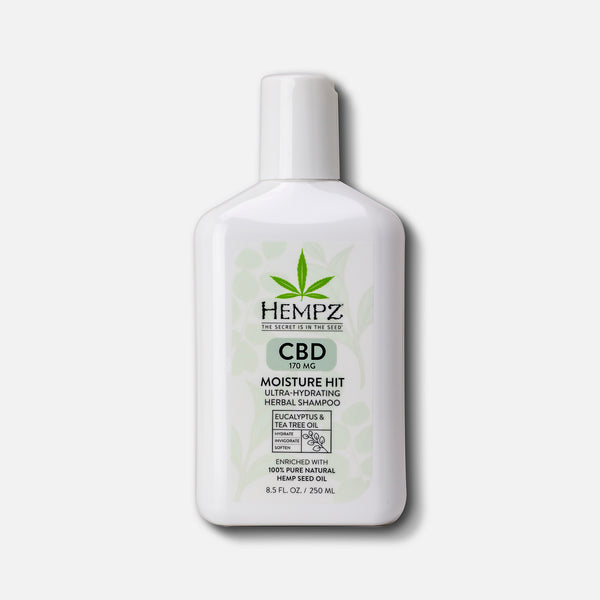 CBD Moisture Hit Ultra-Hydrating Herbal Shampoo, 8.5oz