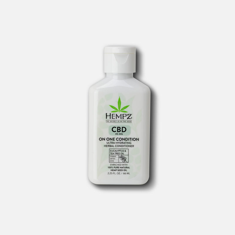 Hempz Travel-Size CBD On One Condition Ultra-Hydrating Herbal Conditioner