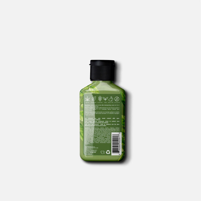 Hempz Travel-Size Tea Tree & Chamomile Herbal Conditioner with Vegan Biotin for Scalp Care,Back