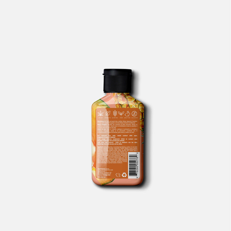 Hempz Travel-Size Sweet Pineapple & Honey Melon Herbal Shampoo, Back