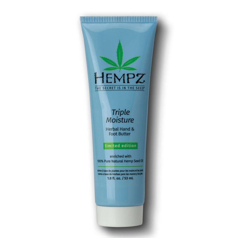Hempz Triple Moisture Herbal Hand & Foot Butter for  Dry Skin, Front