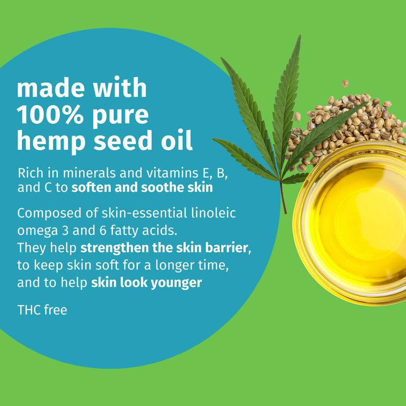 Benefits of 100% pure hemp seed oil