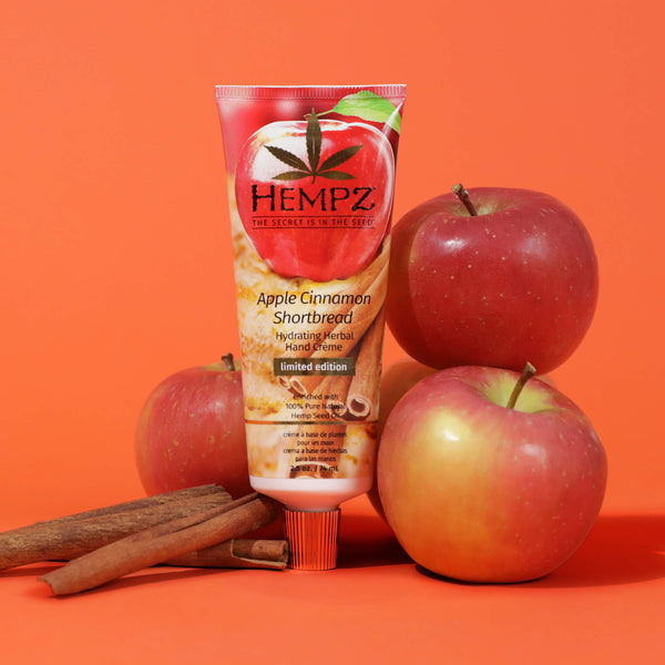 Hempz Apple Cinnamon Shortbread Herbal Hand Cream for Dry Hands