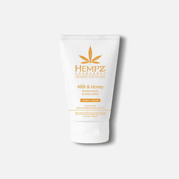 Hempz AromaBody Milk & Honey Herbal Hand & Foot Cream for Dry Skin