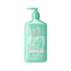 Hempz Beauty Actives Cucumber & Aloe Herbal Body Moisturizing Lotion with Ceramides + B3