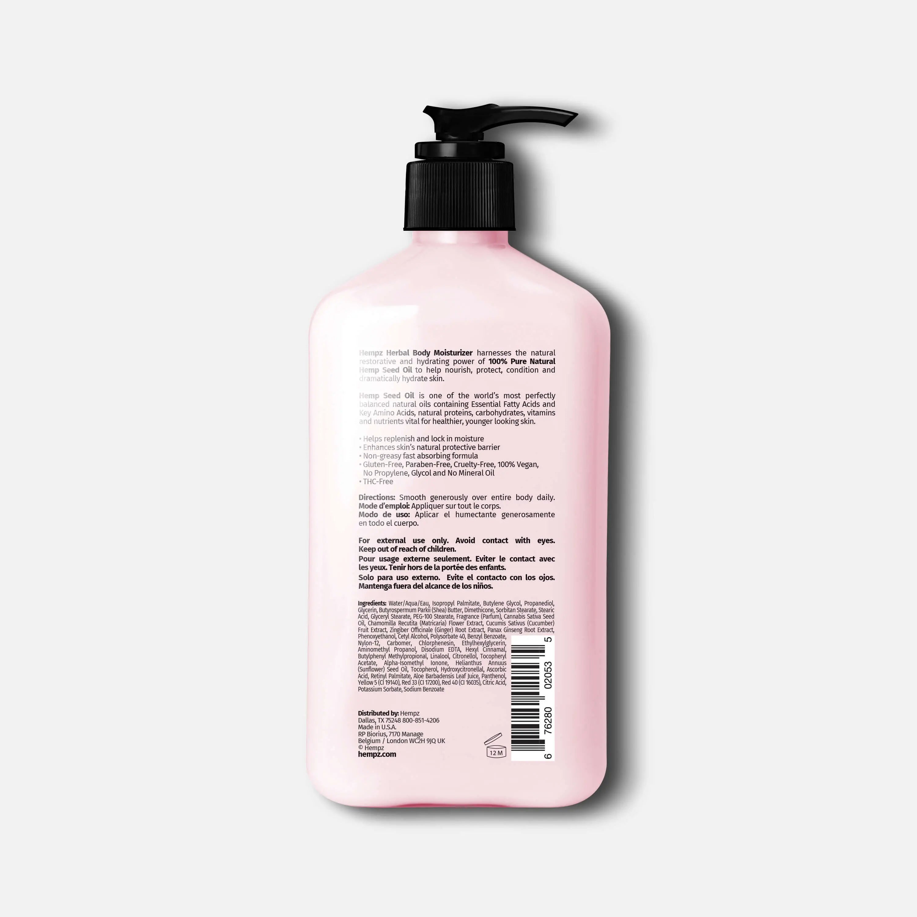 Hempz Blushing Grapefruit & Raspberry Crème Herbal Body Moisturizer