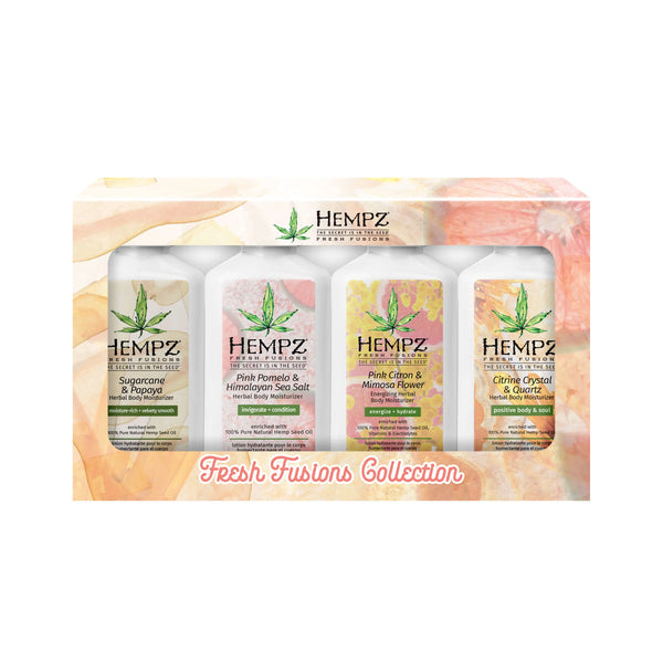 Hempz Fresh Fusions Herbal Body Mini Moisturizing Lotion Set