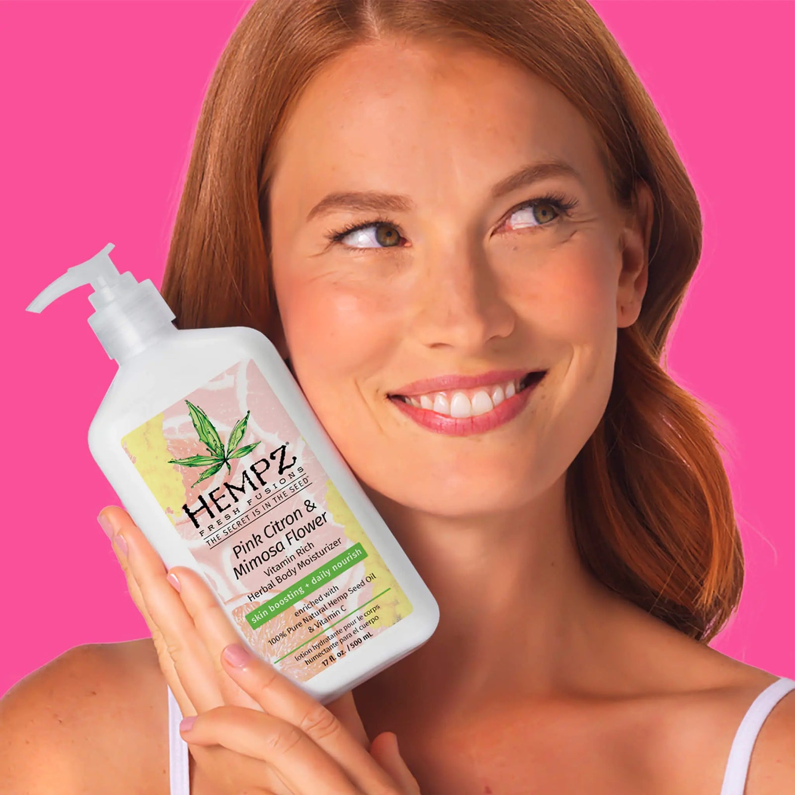 Hempz Fresh Fusions Pink Citron & Mimosa Flower Energizing Herbal