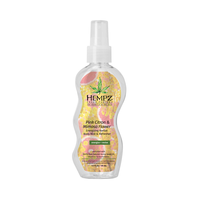 Hempz Fresh Fusions Pink Citron & Mimosa Flower Energizing Herbal Body Mist & Refresher