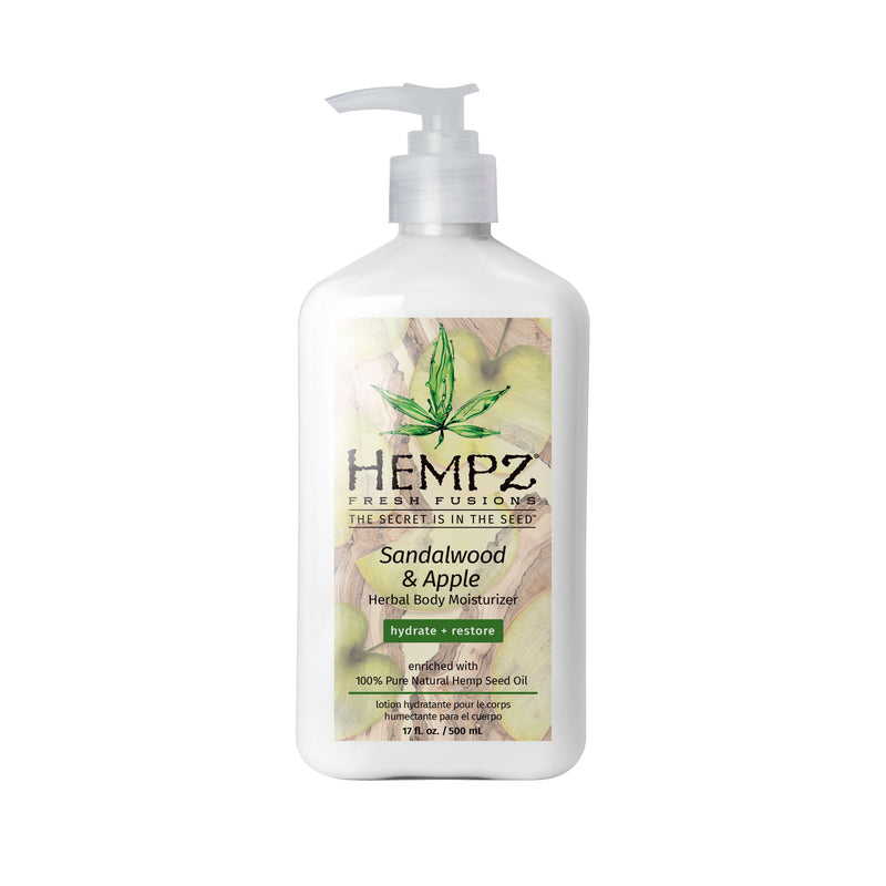 Hempz Fresh Fusions Sandalwood & Apple Herbal Body Moisturizing Lotion