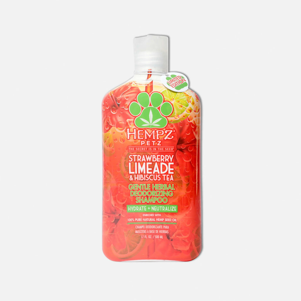 Petz Strawberry Limeade Hibiscus Tea Herbal Gentle Deodorizing Shampoo