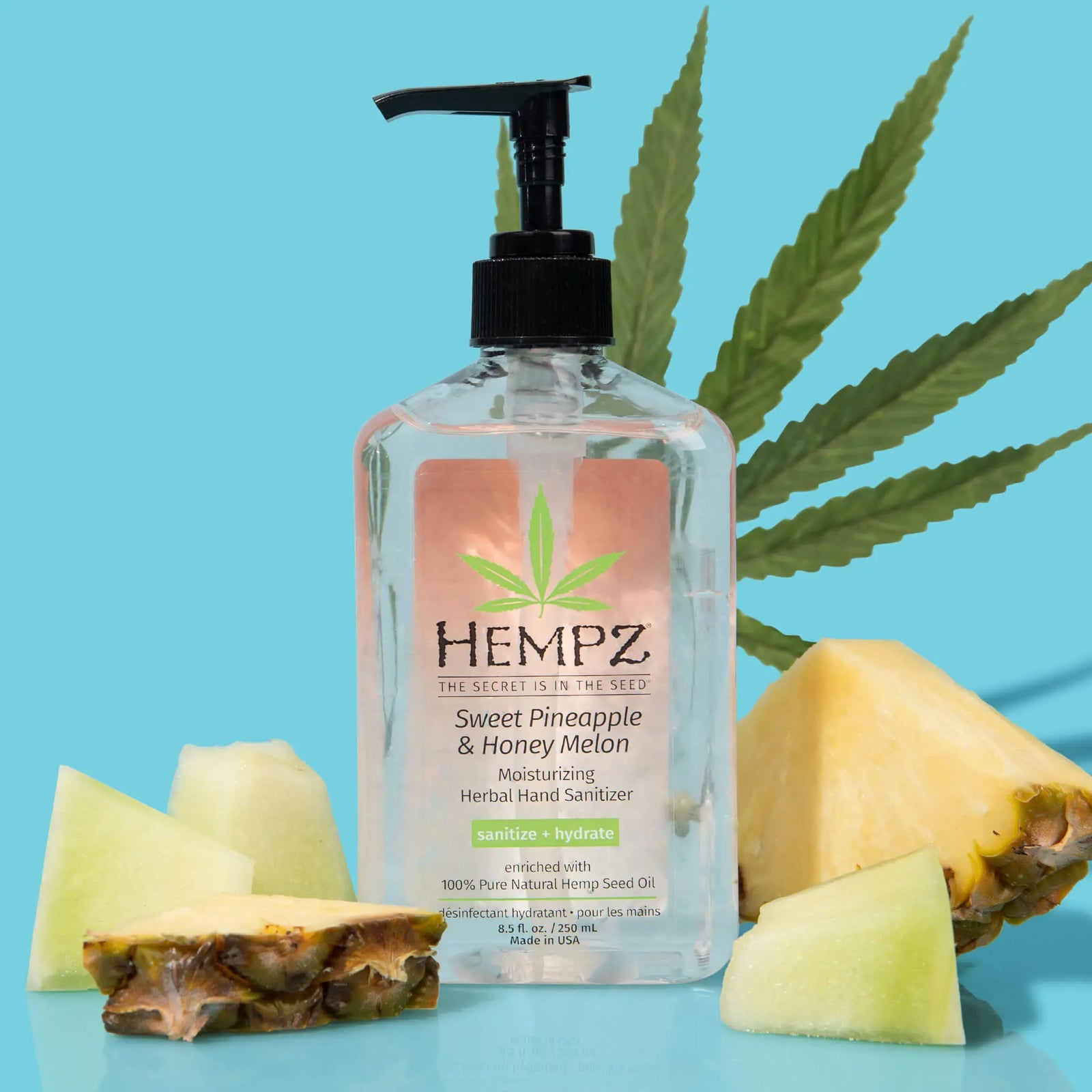 Hempz Sweet Pineapple & Honey Melon Moisturizing Herbal Hand Sanitizer