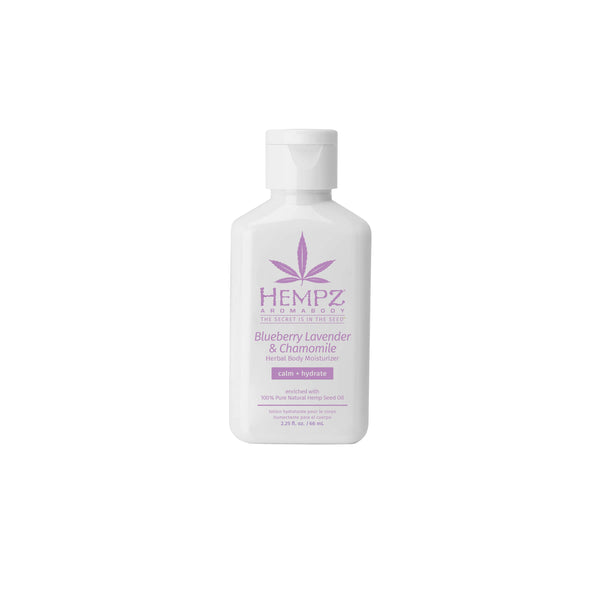 Hempz Travel-Size AromaBody Blueberry Lavender & Chamomile Herbal Body Moisturizing Lotion