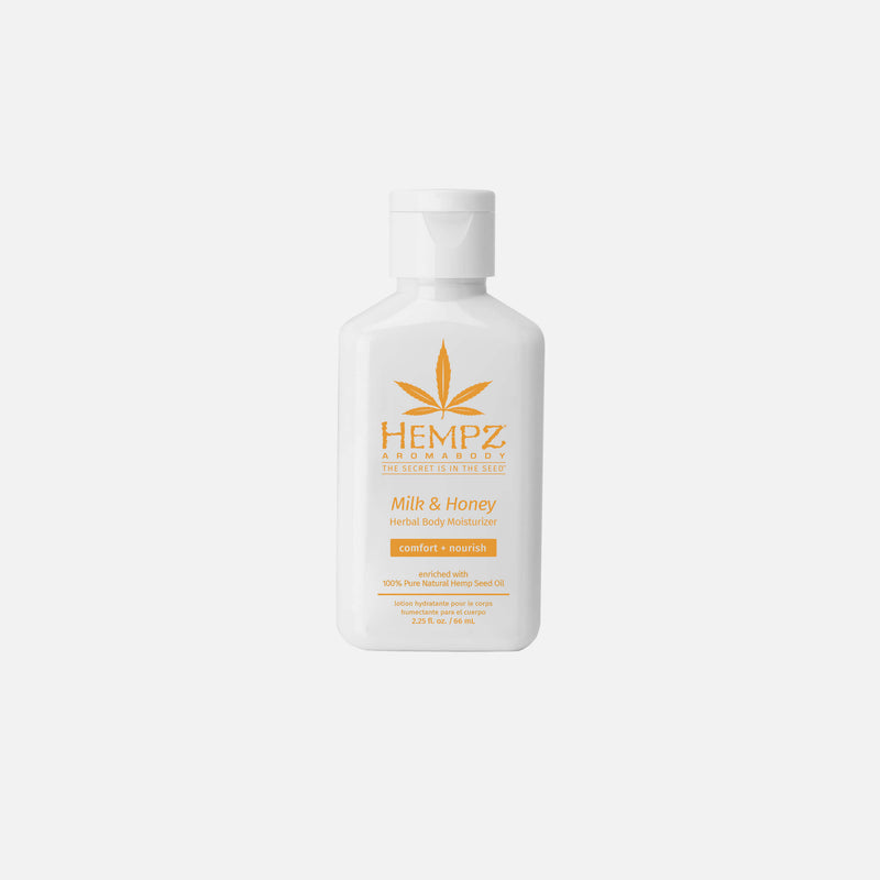 Hempz Travel-Size AromaBody Milk & Honey Herbal Body Moisturizing Lotion