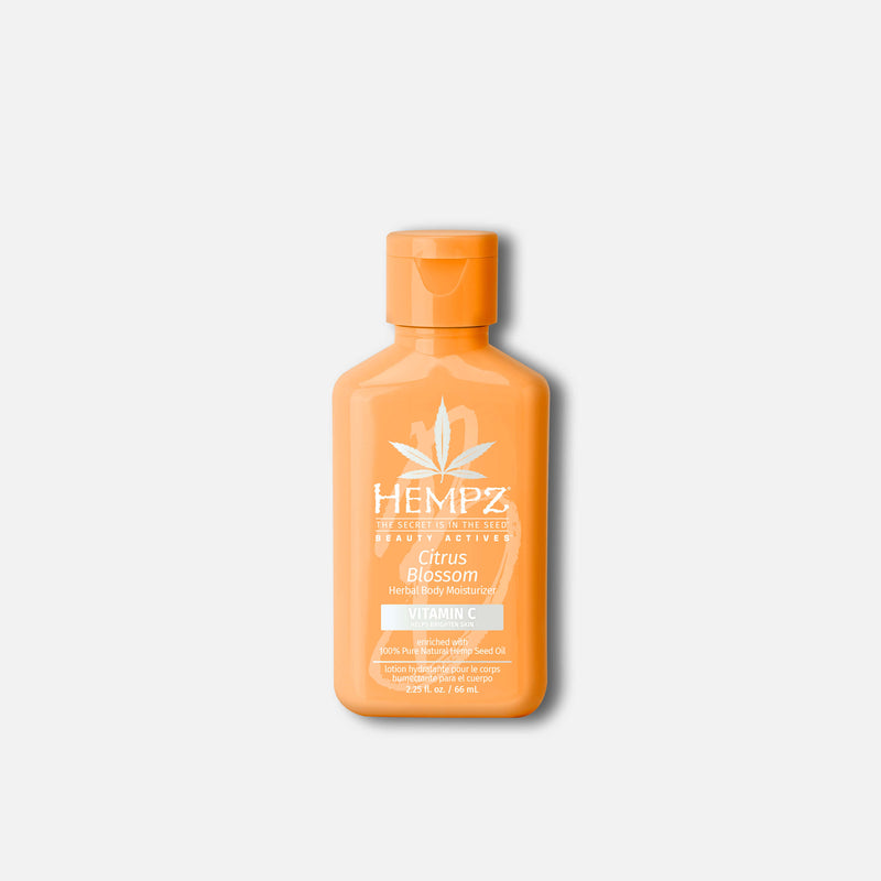 Hempz Travel-Size Beauty Actives Citrus Blossom Herbal Body Lotion with Brightening Vitamin C