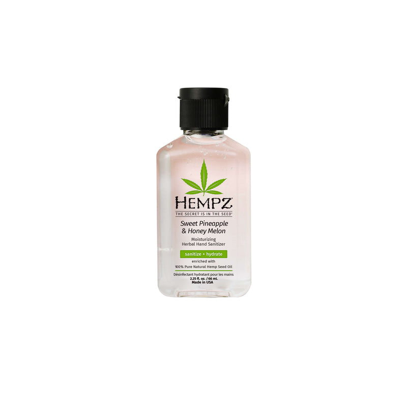 Hempz Travel-Size Sweet Pineapple & Honey Melon Moisturizing Herbal Hand Sanitizer