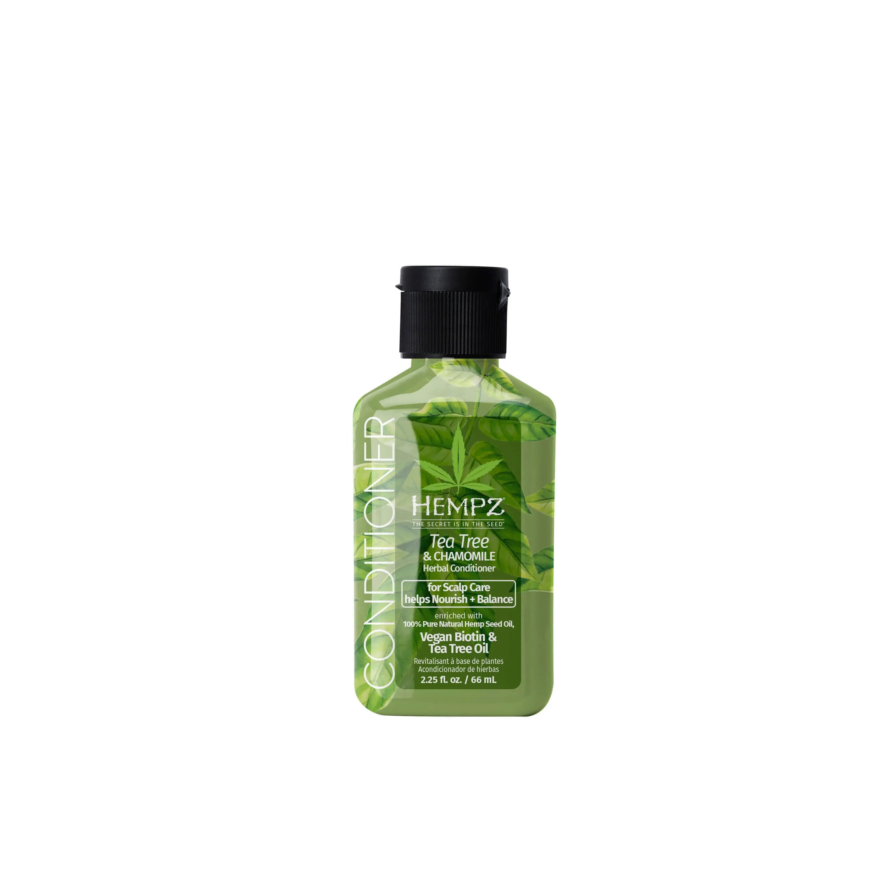 Hempz Tea Tree & Chamomile Herbal Shampoo with Vegan Biotin & Tea