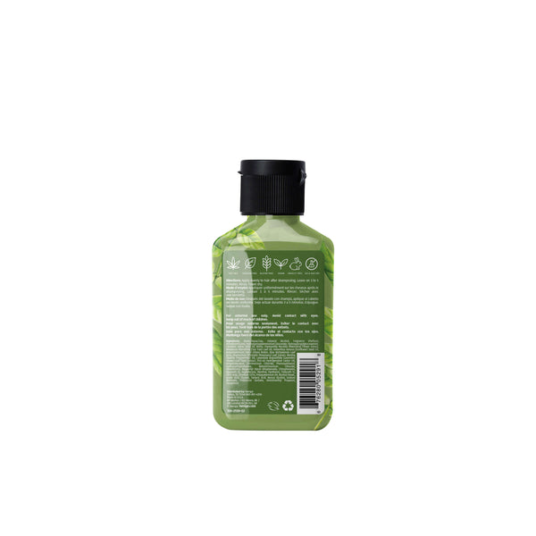 Hempz Travel-Size Tea Tree & Chamomile Herbal Conditioner with Vegan Biotin & Tea Tree Oil for Scalp Care, Back