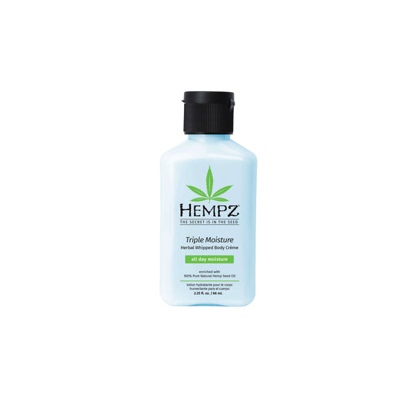Hempz Travel-Size Triple Moisture Herbal Whipped Body Creme Lotion