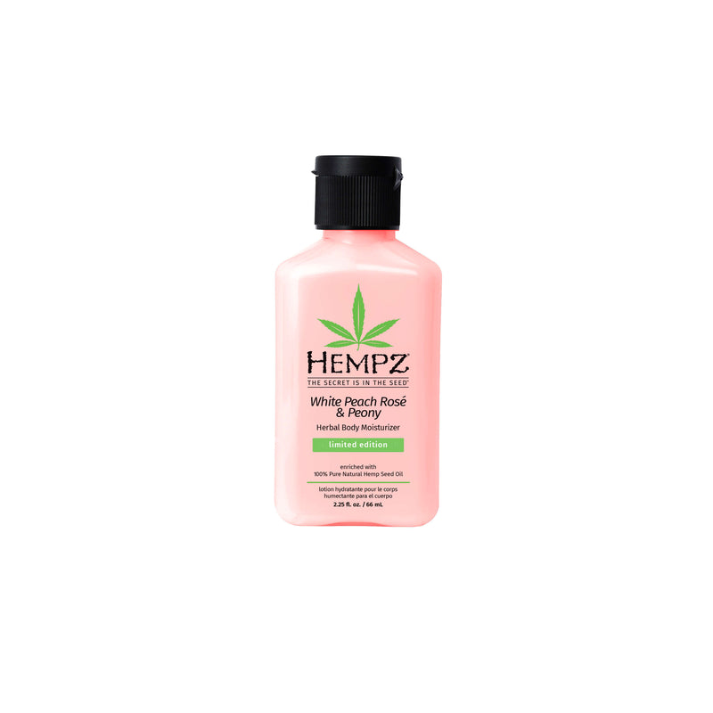 Hempz Travel-Size White Peach Rose & Peony Herbal Body Moisturizing Lotion