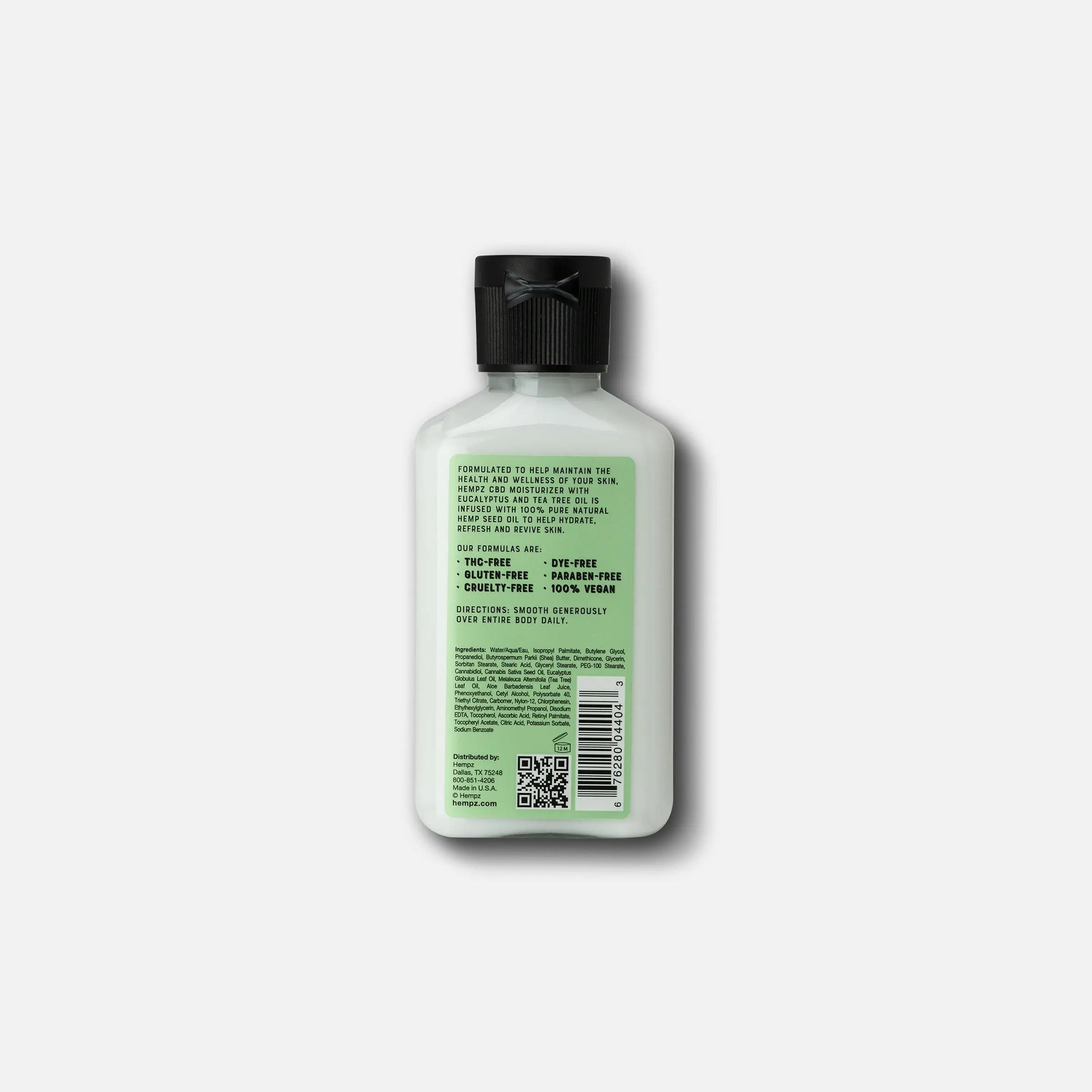 Hempz CBD Aromatherapy Eucalyptus & Tea Tree Oil Herbal Body Moisturizer