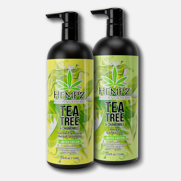 Hempz Tea Tree & Chamomile Herbal Shampoo & Conditioner Set