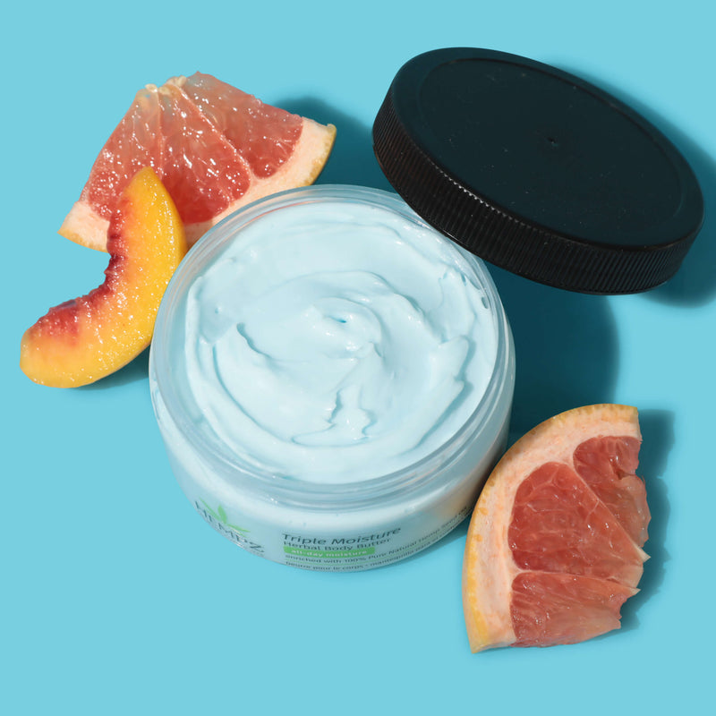 Texture of Hempz Triple Moisture Body Butter with Peaches and Grapefruit