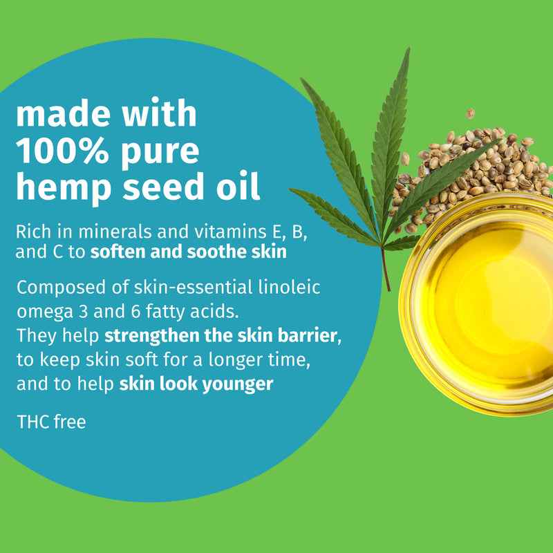 Hempz is made with 100% pure hemp seed oil